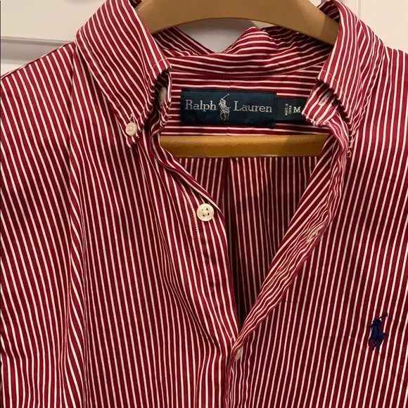 Ralph Lauren Men’s Striped Dress Shirt - Picture 3 of 4